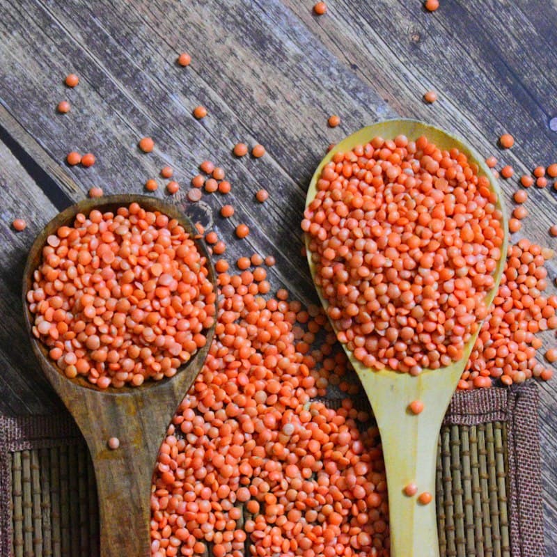 Brown Lentil Split from India